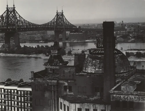 New York from 405 E 54th Street by Alfred Stieglitz, photograph, 1936-1937