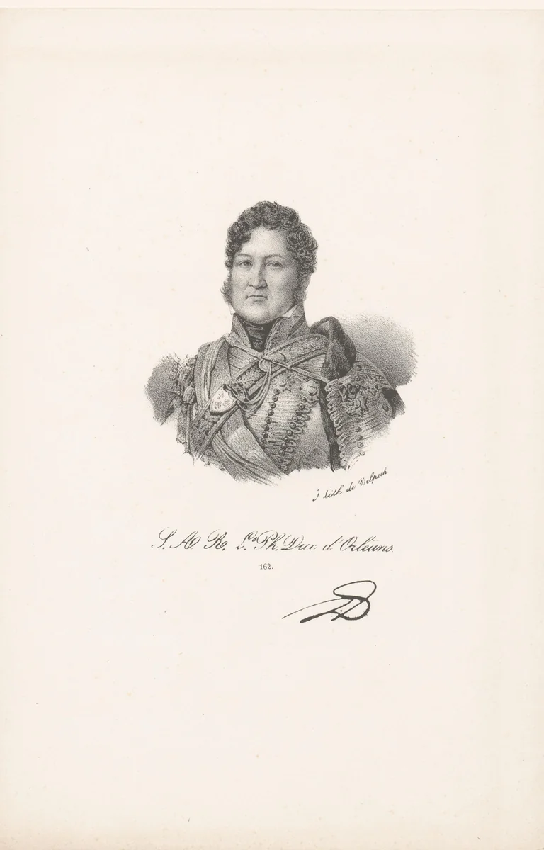 Portret van Lodewijk Filips I van Frankrijk by anonymous, print, 1818-1842