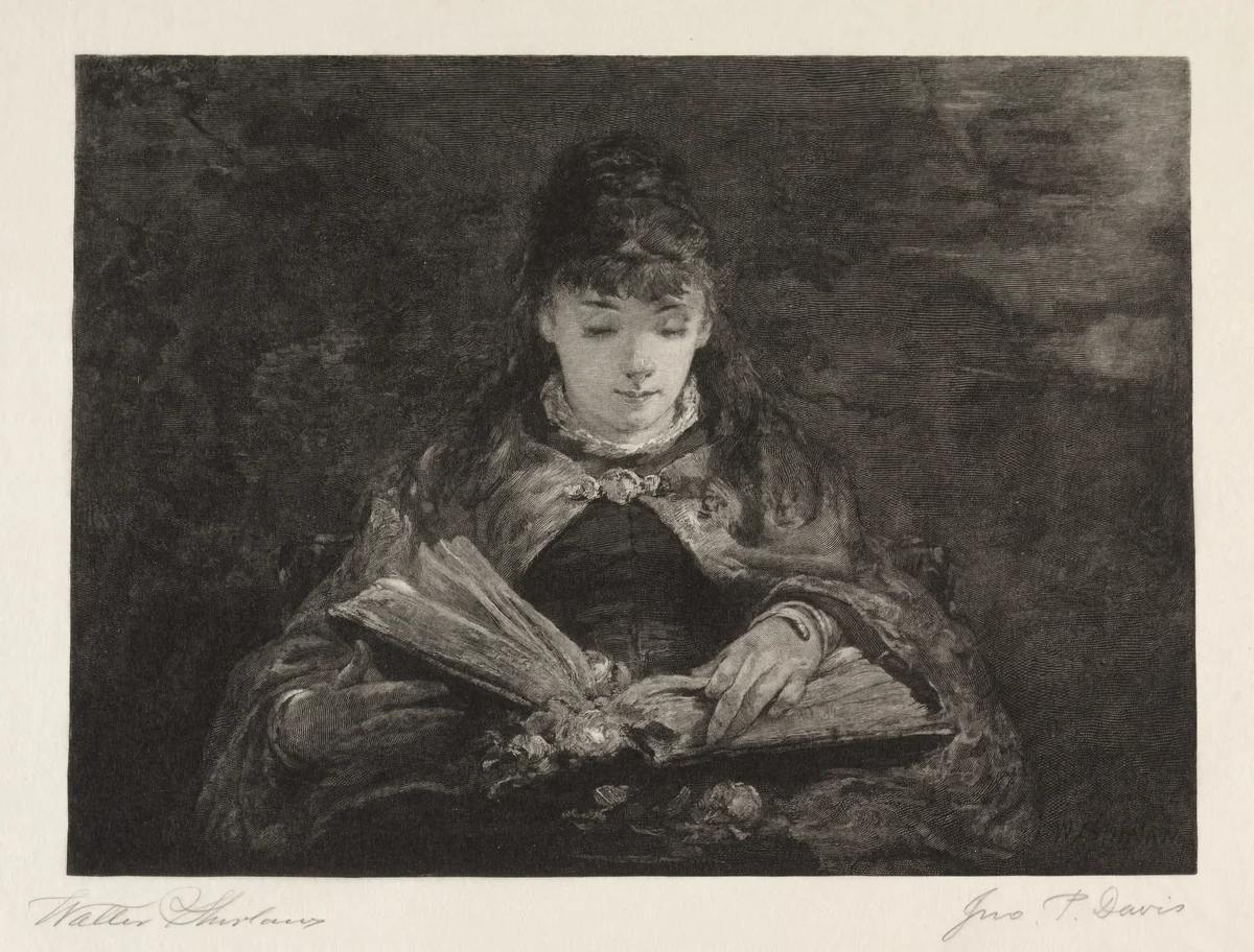 Among the Old Poets by John Parker Davis, print, 1887