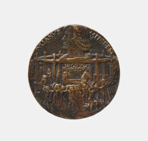 To Commemorate the Pazzi Conspiracy, 1478 by Bertoldo di Giovanni, metalwork, 1478