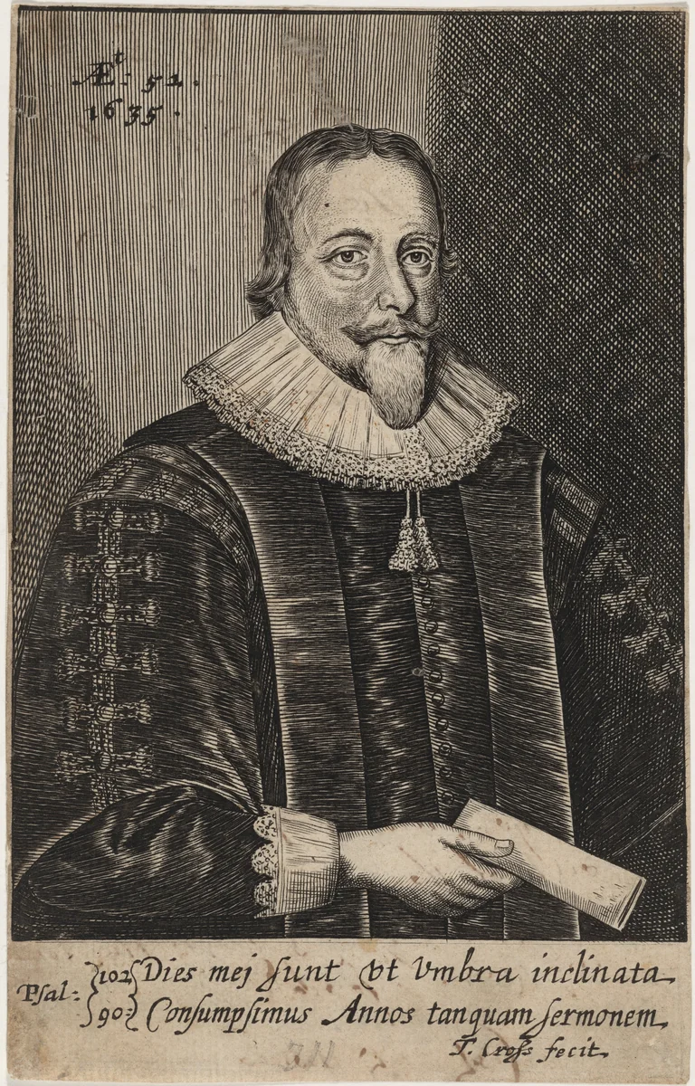 Robert Aylett by Thomas Cross, print, 1654