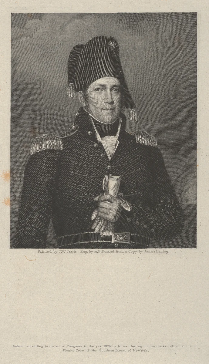 Jacob Brown by Asher Brown Durand, print, 1834