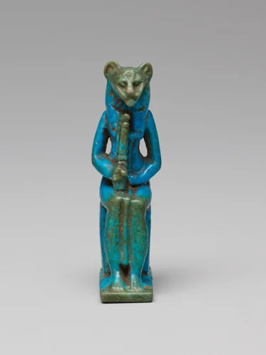 Amulet of Sekhmet by Egyptian, metalwork, -1070--664