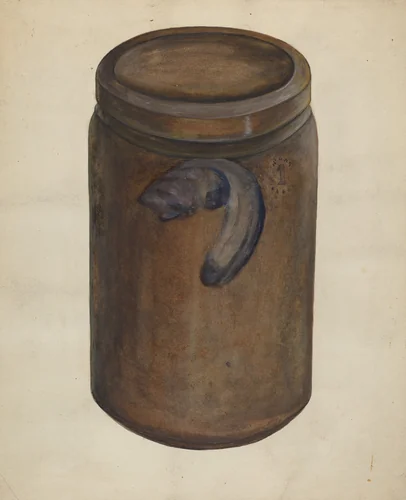 Stone Jar by Edna Crenshaw Rex, index of american design, 1935-1942