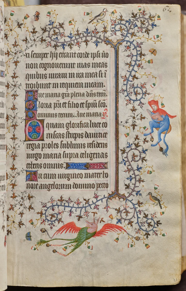 Hours of Charles the Noble, King of Navarre (1361-1425): fol. 31r, Text by Master of the Brussels Initials and Associates, book, 1400-1410