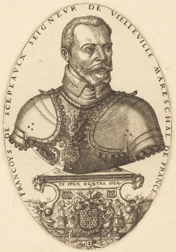 Francoys de Scepeaulx by Pierre II Woeiriot de Bouzey, print, 1564