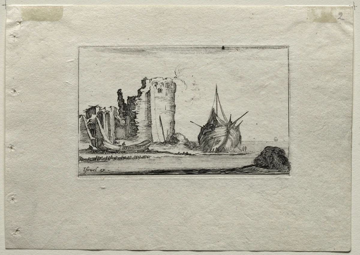 Caprices: Marine by Stefano della Bella, print, 1637-1647