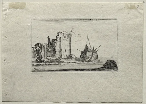 Caprices: Marine by Stefano della Bella, print, 1637-1647