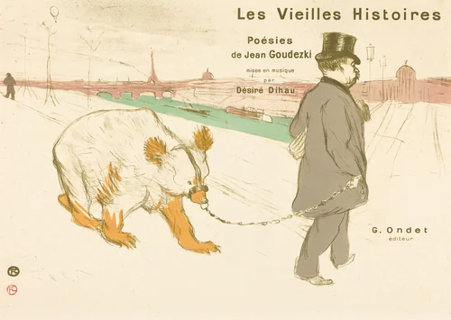 Les Vieilles Histoires (cover/frontispiece) by Henri de Toulouse-Lautrec, print, 1893