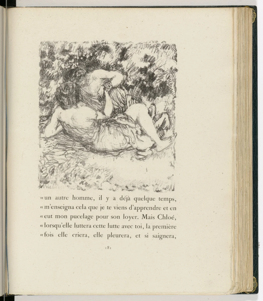 In-text plate (page 181) from Daphnis et Chloé by Pierre Bonnard, illustrated book, 1902