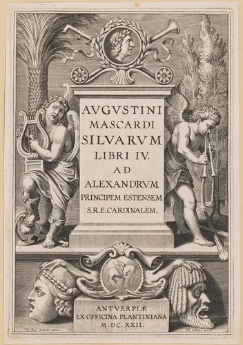 Title Page for Agostino Mascardi, Silvarium Libri IV by Theodor Galle
Sir Peter Paul Rubens, print, 1622
