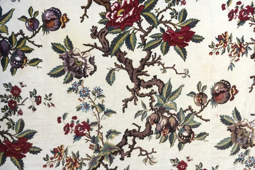 Panel by France, Alsace, textile, 1780-1800