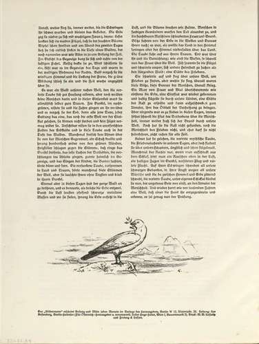 Tailpiece (folio 56 verso) from the periodical Der Bildermann, supplement to vol. 1, no. 17 (Dec 1916) by August Gaul, periodical, 1916