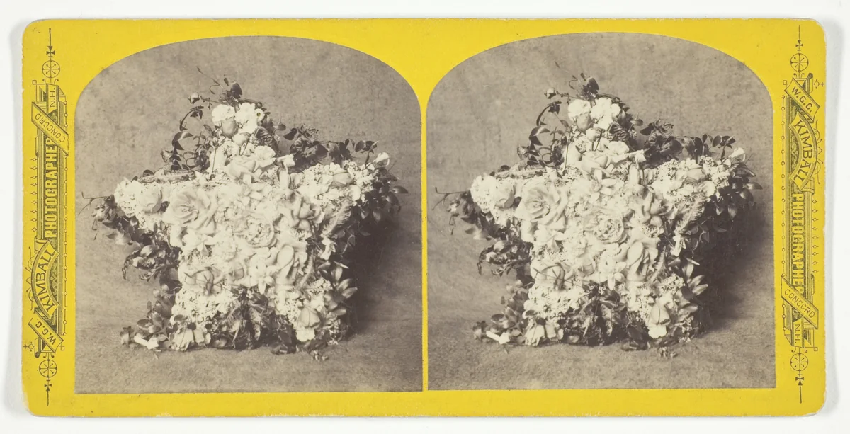 Untitled (Flower Arrangement) by W.G.C. Kimball, photograph, 1875-1899