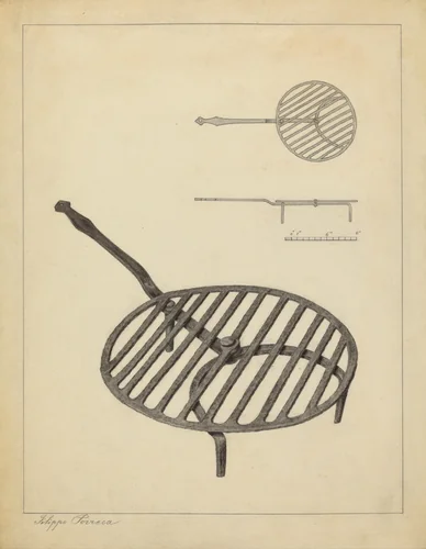 Trivet by Filippo Porreca, index of american design, 1935-1942