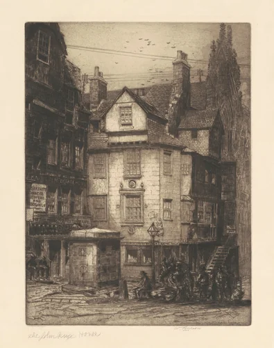 The John Knox House by William Renison; Arthur Greatorex, print, 1917