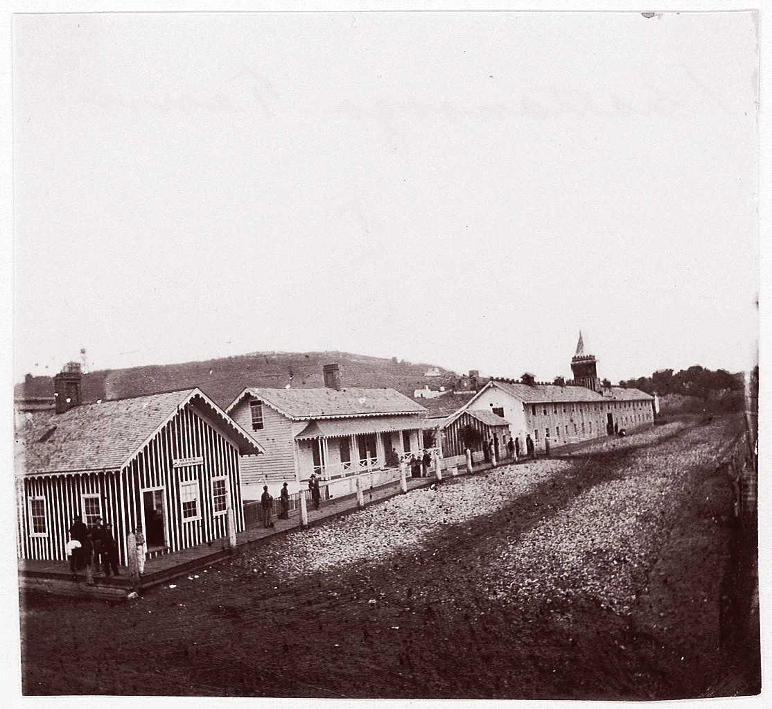 [Office of Post Quartermaster, Chattanooga, Tennesee] by George N. Barnard, photograph, 1861-1865