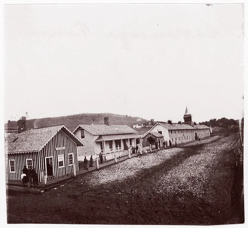 [Office of Post Quartermaster, Chattanooga, Tennesee] by George N. Barnard, photograph, 1861-1865