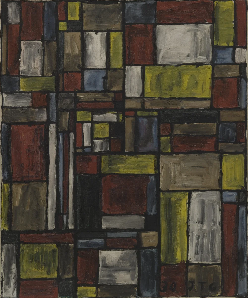 Color Structure by Joaquín Torres-García, painting, 1930
