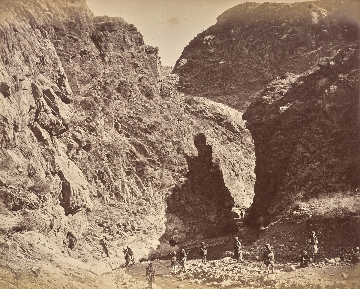 Entrance to Jugdalluck by John Burke, photograph, 1878-1880
