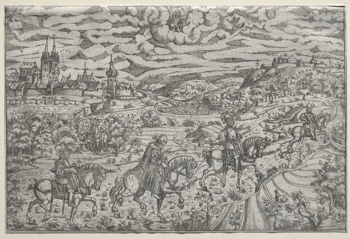 The Arrest of Jerome Baumgaertner, Doctor of Nurnberg by Mathis Zündt, print