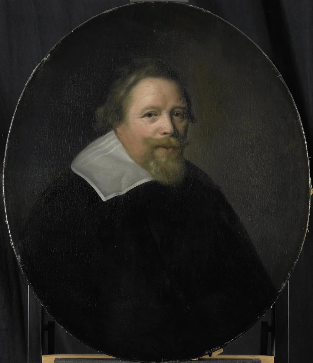 Portrait of Pieter Sonmans, Director of the Rotterdam Chamber of the Dutch East India Company, elected 1631 by Pieter van der Werff, painting, 1695-1722