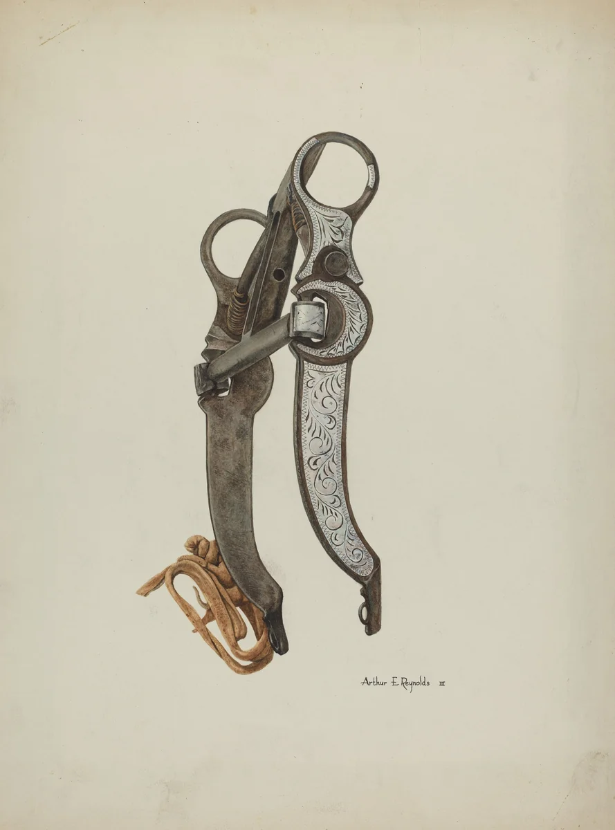 Bit by Arthur P. Reynolds, index of american design, 1940