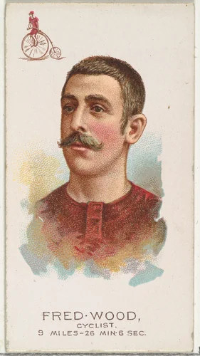 Fred Wood, Cyclist, from World's Champions, Series 2 (N29) for Allen & Ginter Cigarettes by Allen & Ginter, print, 1888