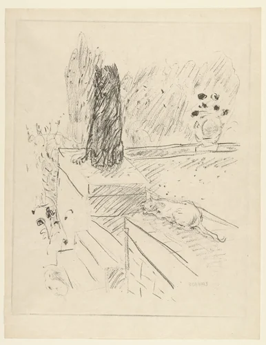 Cat and Dog by Pierre Bonnard, print, 1924
