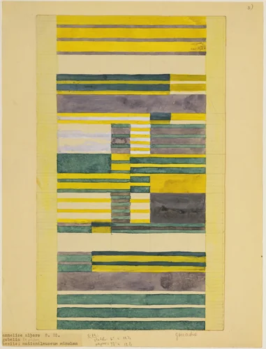Design for Wall Hanging by Anni Albers, design, 1925