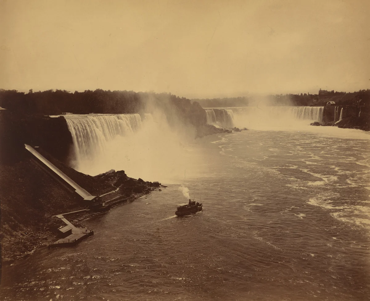 Niagara Falls by George Barker, photograph, 1885-1895