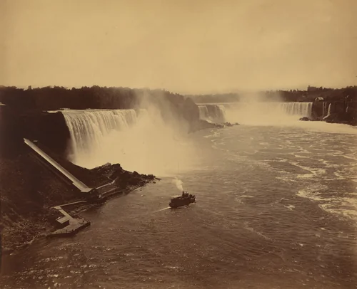 Niagara Falls by George Barker, photograph, 1885-1895