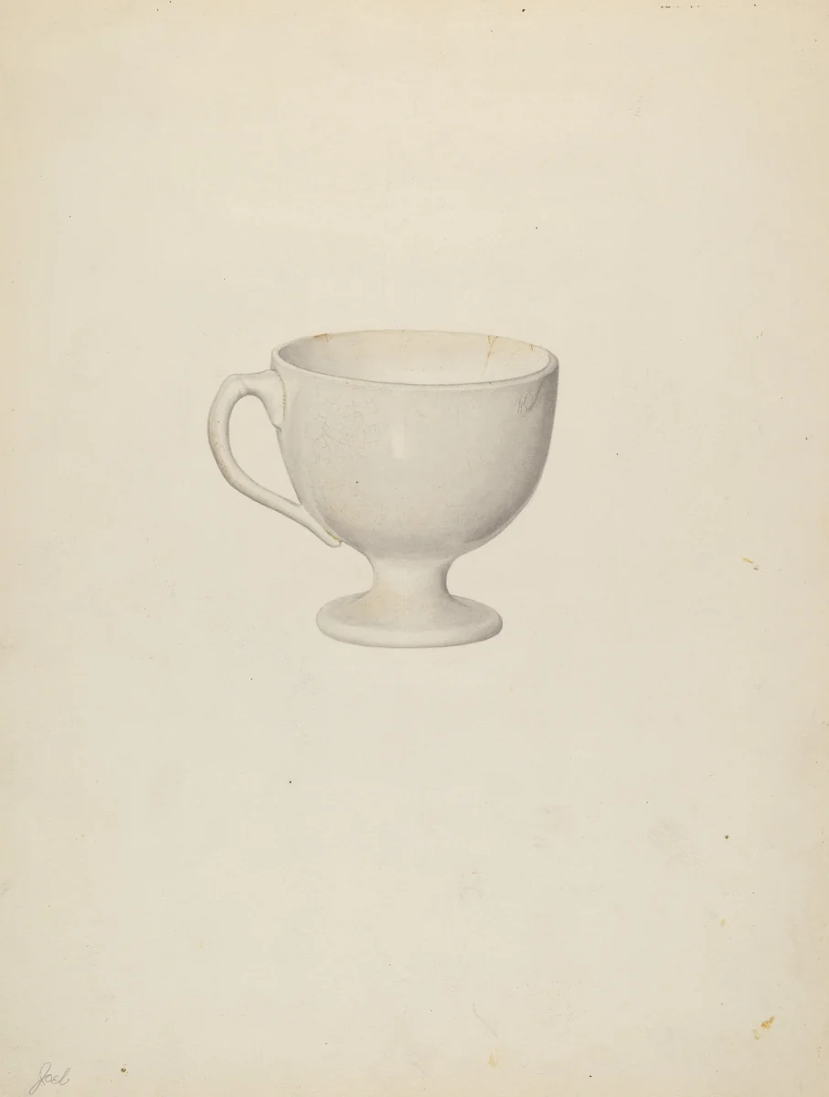 Egg Cup by Roberta Spicer, index of american design, 1940