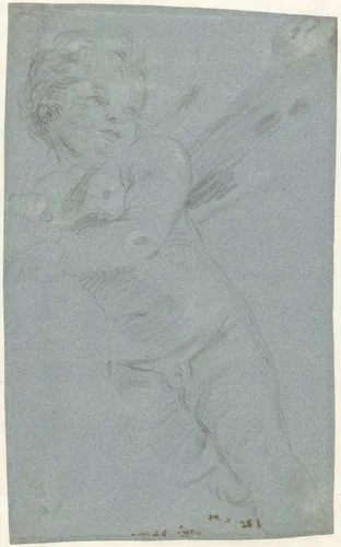 Putto by Giovanni Battista Tiepolo, drawing, 1738-1743