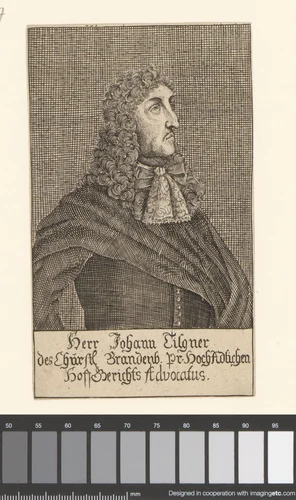 Portret van Johann Tilgner by anonymous, print, 1600-1699