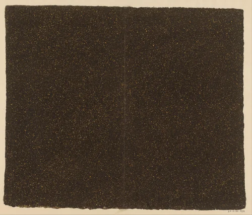 Geel gespikkeld bruin papier by anonymous, other, 1750-1900