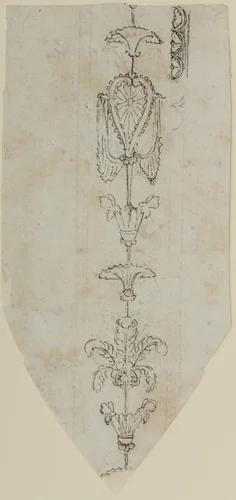Design for the Decoration of Firearms by Nicolas Noël Boutet, drawing, 1772-1830