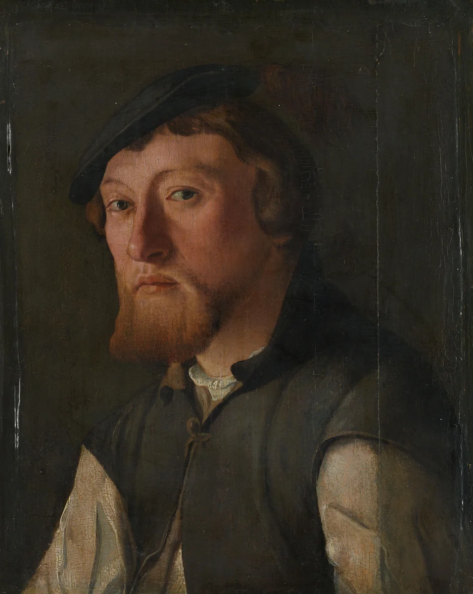Portrait of a man by anonymous, painting, 1530-1540