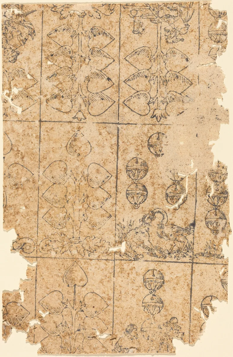 Playing Card by German 16th Century, print, 1500-1599