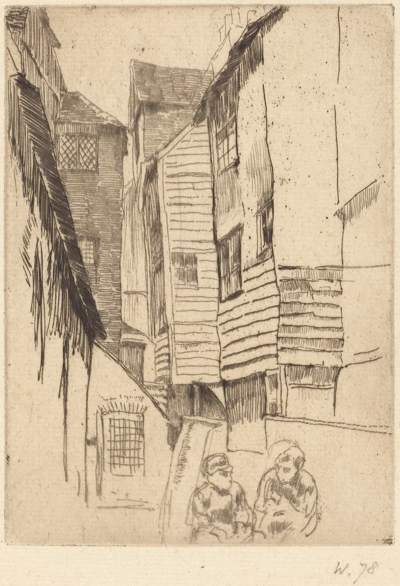 Little Smithfield by James McNeill Whistler, print, 1877