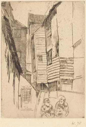 Little Smithfield by James McNeill Whistler, print, 1877