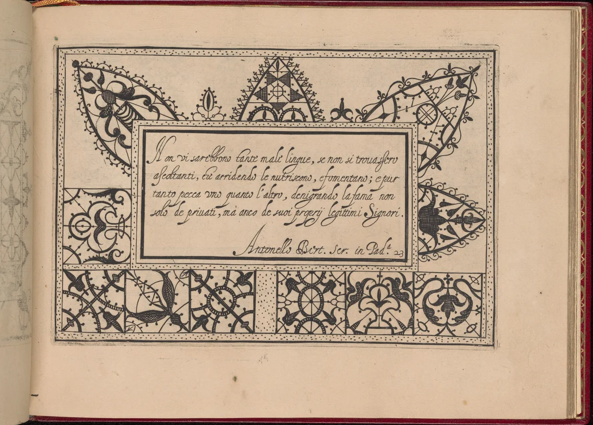 Ghirlanda: Di sei vaghi fiori scielti da piu famosi Giardini d'Italia, page 31 (recto) by Pietro Paulo Tozzi, book, 1604