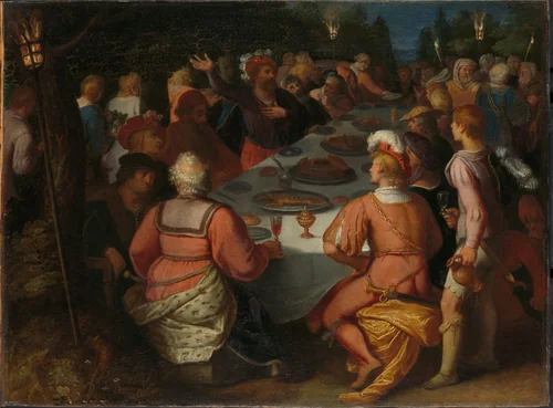 The Conspiracy of Julius Civilis and the Batavians in a Sacred Grove by Otto van Veen, painting, 1600-1613