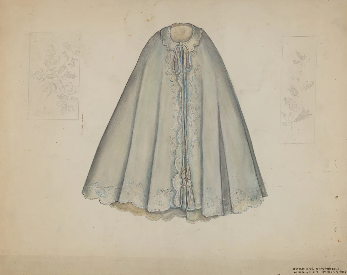 Child's Cape by Edna Crenshaw Rex, index of american design, 1935-1942