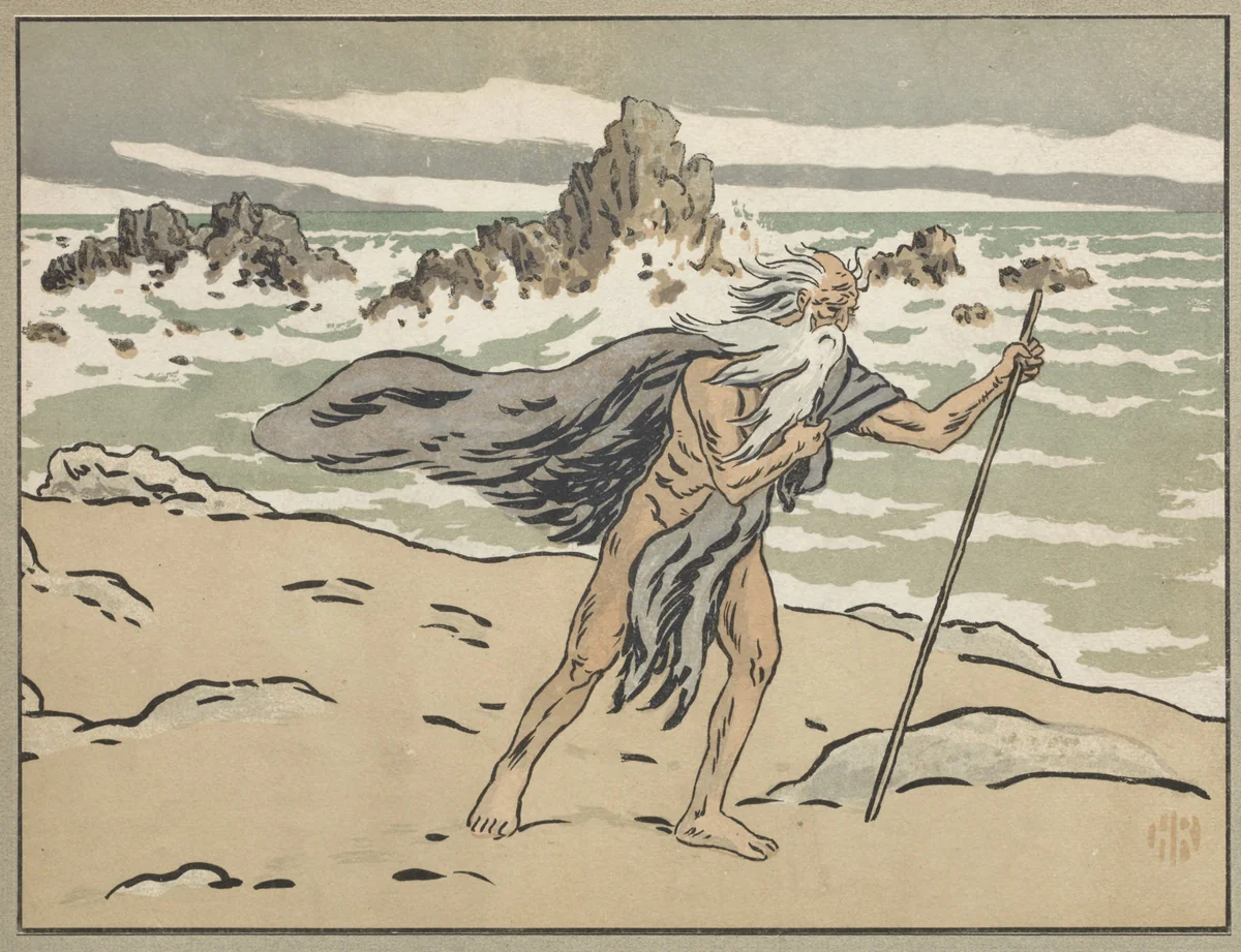 The Wandering Jew: Cover by Henri Rivière, other, 1896