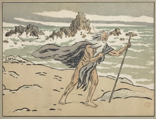 The Wandering Jew: Cover by Henri Rivière, other, 1896