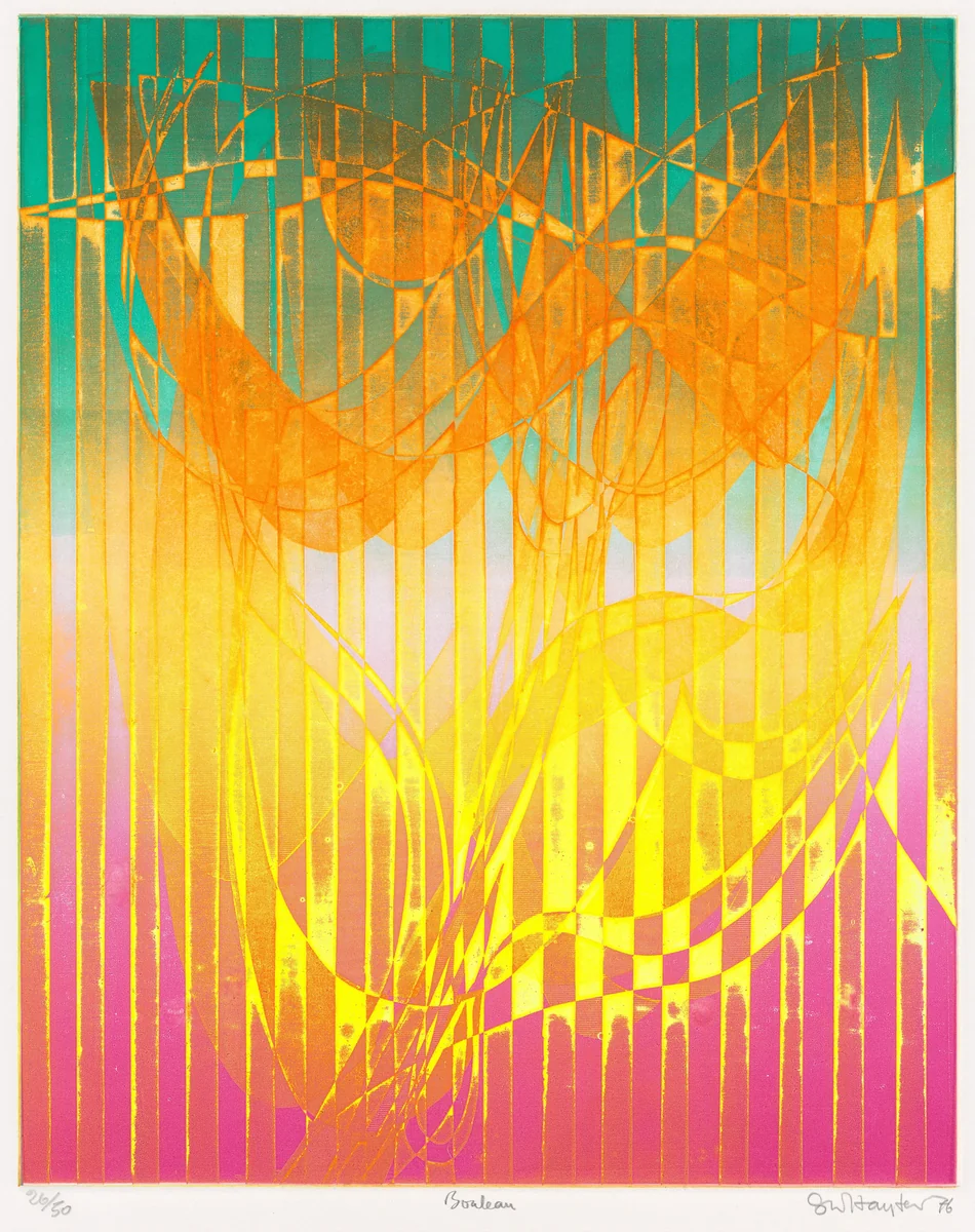 Bouleau by Stanley William Hayter, print, 1976