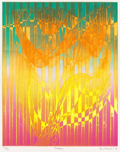 Bouleau by Stanley William Hayter, print, 1976