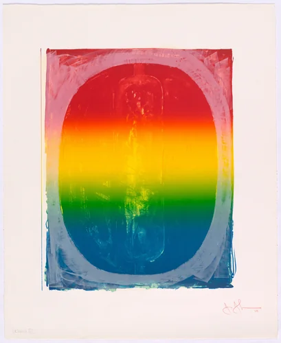 Figure 0 by Jasper Johns, print, 1969