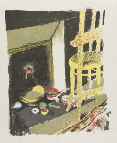 The Hearth by Edouard Vuillard, print, 1899